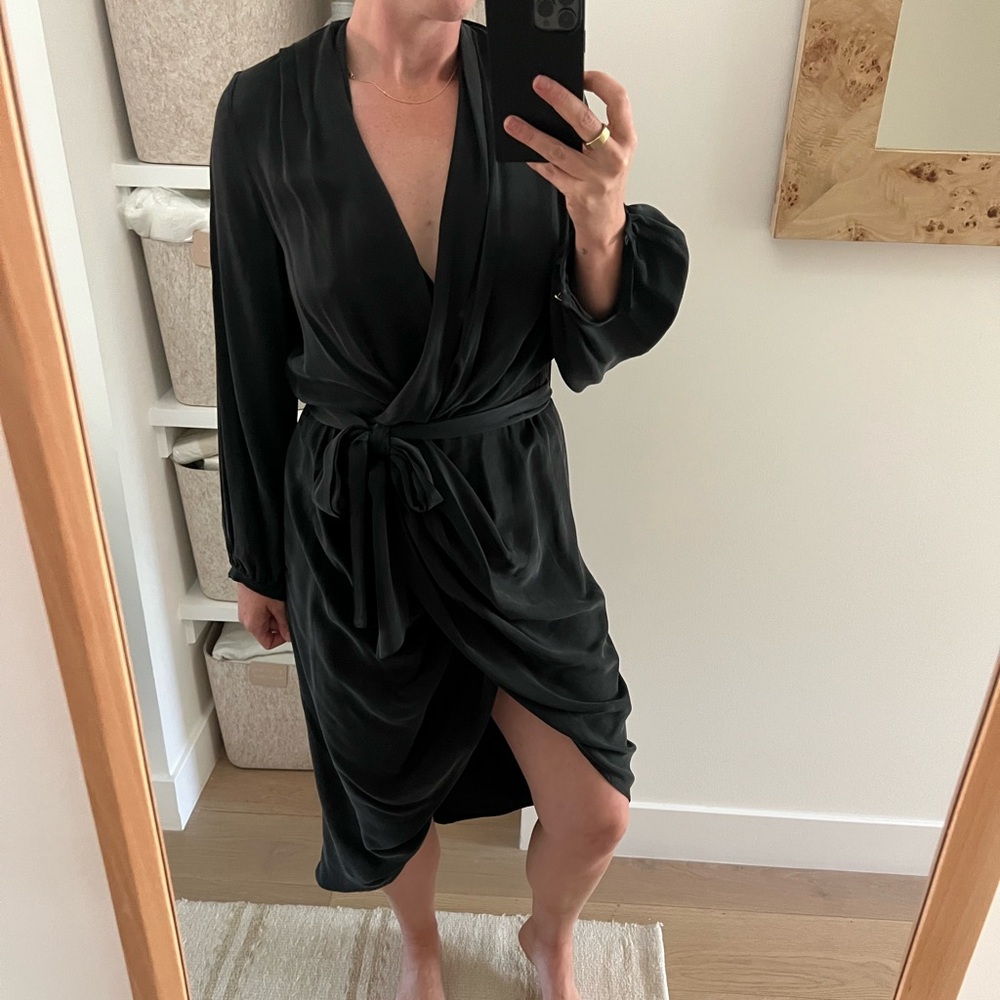 Zimmermann silk wrap dress